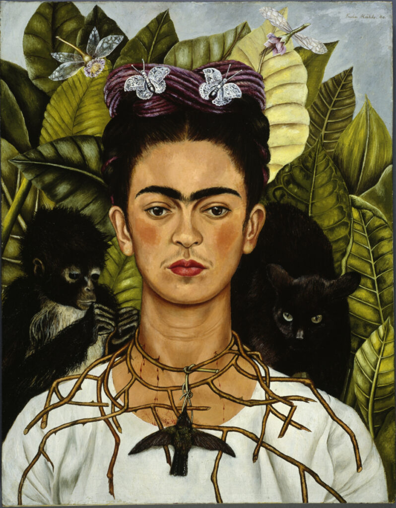 Kahlo_Frida_Autoritratto_con_collana_di_spine-1940 – Informare un'H